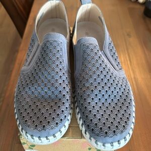 ILSE JACOBSEN Bluegrey size 42 Slip in style Tulip shoes